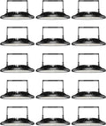 Viugreum High Bay LED Shop Lights, 200W UFO LED High Bay Light 20,000LM 120V LED High Bay Lights 5000K Daylight, Alternative to 900W MH/HPS for Garage Workshop Barn Factory Warehouse - 15 Pack