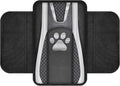 Metal-Like Dog Paw Print Car Armrest Cover Washable Middle Console Cover Scratch-Resistant Armrest Seat Box Cover Protector Auto Armrest Pad Universal for Most Vehicle SUV Truck Car