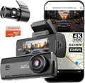 BlackVue SAFY9 2CH 256GB Dashcam - 4K+1080P Dash Cam Front and Rear, HDR Front, AI Night Vision, SD Card Included, Wi-Fi, GPS, 24-Hour Parking Guard, LCD Display