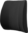 Bucket Seat Thick Foam Lumbar Support Cushion: Orthopedic Relief for Car Seats & Chairs-Black