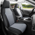 GIANT PANDA Customized Full Set Car Seat Covers Fit for Toyota Rav4 2019 2020 2021 2022 2023 2024 2025 Rav 4 XLE,LE,XLE Premium,Limited(Non-Hybrid & Adventure,TRD-Off),Front & Rear/Back (Black+Gray)