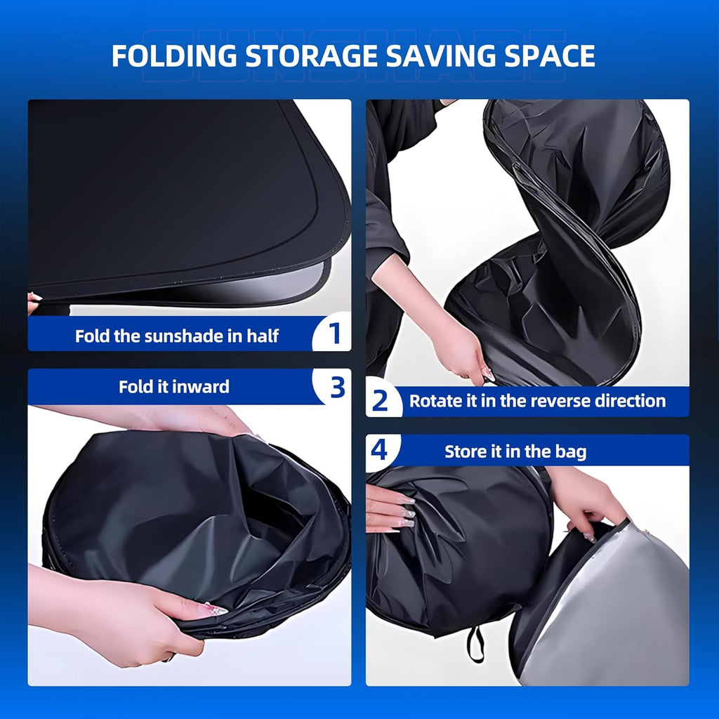 Windshield Sun Shade for Audi Q3 2019-2025 Foldable Sunshade Custom Fit Front Window Car Interior Accessories Protector Blocks UV Rays