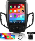 Hodozzy [4G+64G] Car Radio for Ford Fiesta 2009-2016 with Wireless Carplay Android Auto Radio, Android 9.7 inch Touch Screen with GPS, Mirror Link, Bluetooth, WiFi, DSP, FM/RDS Radio