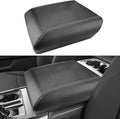 INTGET Center Console Cover for 2025 2026 Ford F150 Accessories Interior 2021 2022 2023 2024 Car Middle Arm Rest Armrest Lid Seat Cover Protector Elbow Cushion Pad (Carbon Fiber Texture, 2021-2026)