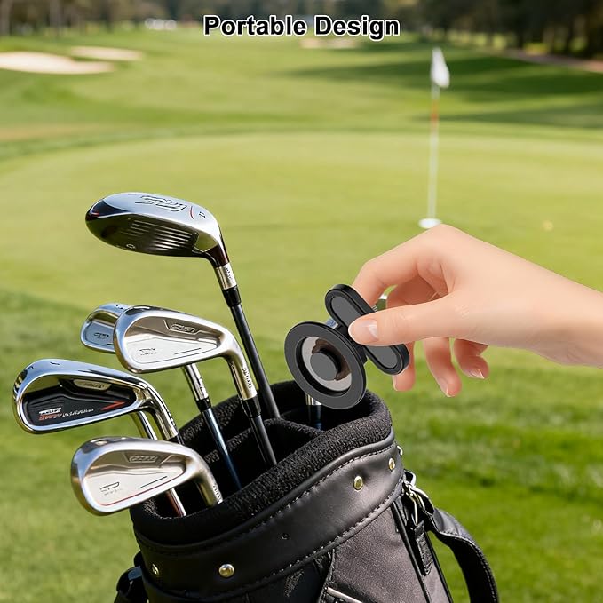 Magnetic N56 Golf Cart Phone Holder, Compatible with MagSafe iPhone 17/16/15/14/13 Pro/Max/Plus & Android, Fits EZGO Club Car Yamaha Icon, Golf Cart Accessories & Golf Gifts for Men, Women, Golfers