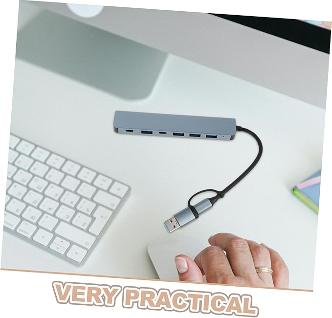 ARTIBETTER High- USB Hub for Laptop and Pc Compact Multi-Function Expansion Dock for Home Office and Travel Lightweight and Portable USB Expander Enhanced Connectivity Options