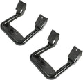 ECOTRIC Universal Side Steps-300LB Load, Electrophoresis Black Aluminum Step Rails for Trucks, Compatible with Chevy, Ford, Toyota, GMC, Dodge, Jeep & More
