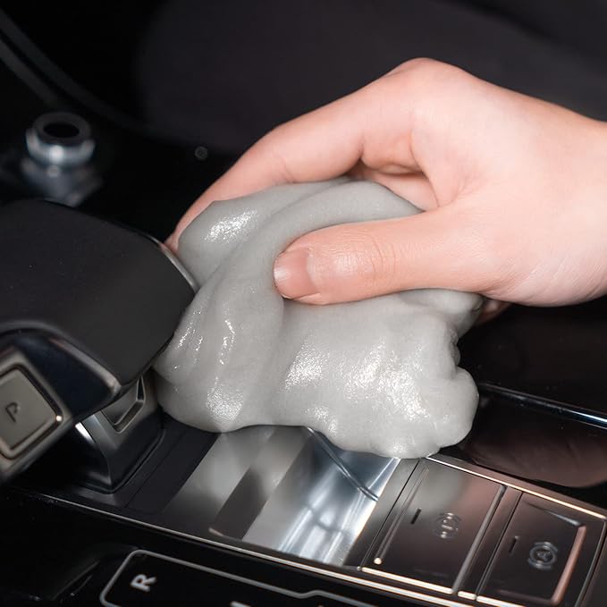 CLICK CLEAN Cleaning Kit, 1 x Cleaning Gel for Car Interior and Keyboard, 1 X Screen Cleaner for All Phones, Laptop and Tablet Screens