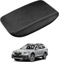 Autorder Center Console Cover for Subaru Outback 2020-2025 Accessories Armrest Cover Carbon Fiber Anti-Scratch Middle Console Pad Leather Armrest Protector