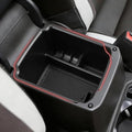 Autorder Center Console Organizer for 2022-2026 Volkswagen Taos/ 2018-2024 VW Tiguan,Taos/Tiguan Interior Accessories Armrest Storage Box Secondary Insert Tray with Non-Slip Silicone Mats
