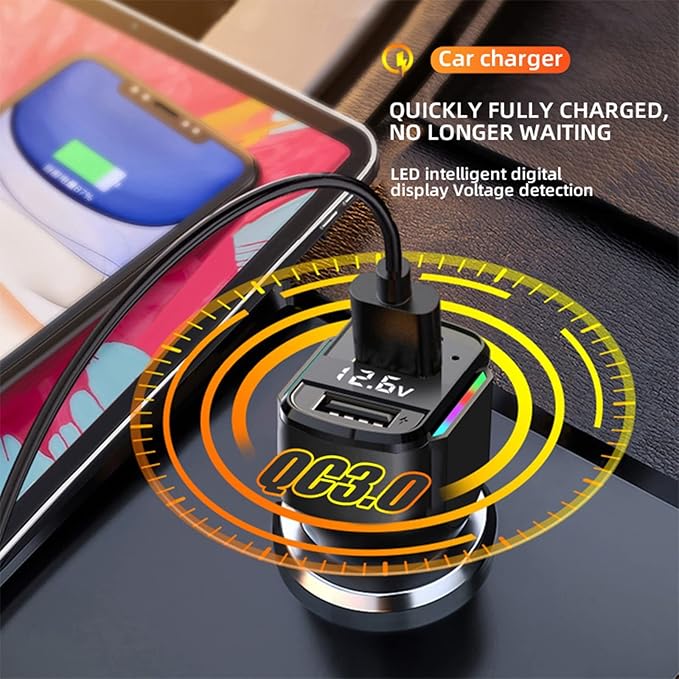 GemCoo USB C Car Charger, 80W PD36W&QC3.0 Fast Charging Car Charger Adapter Cigarette Lighter Charger Plug for iPhone 14 13 12 11, iPad, Samsung Galaxy S22 S21 S10