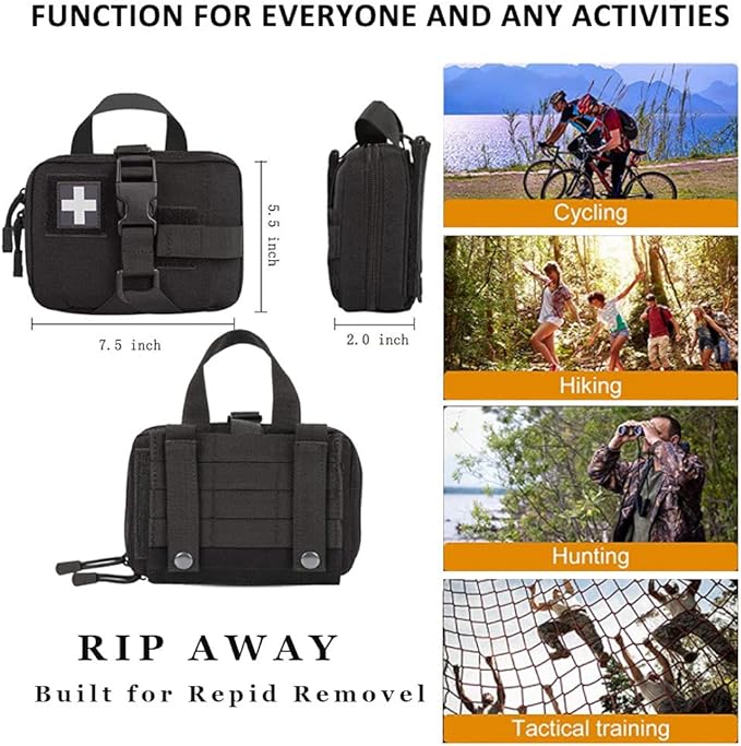 Upgrade 1000D Molle Seat Back Organizer with Pouches, Tactical Molle Vehicle Panel Car Seat Cover Protector Seat Back Organizers