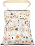 Car Garbage Can, Hanging Car Trash Can Bag for Cute Car Back Seat Organizer, Cute Flowers