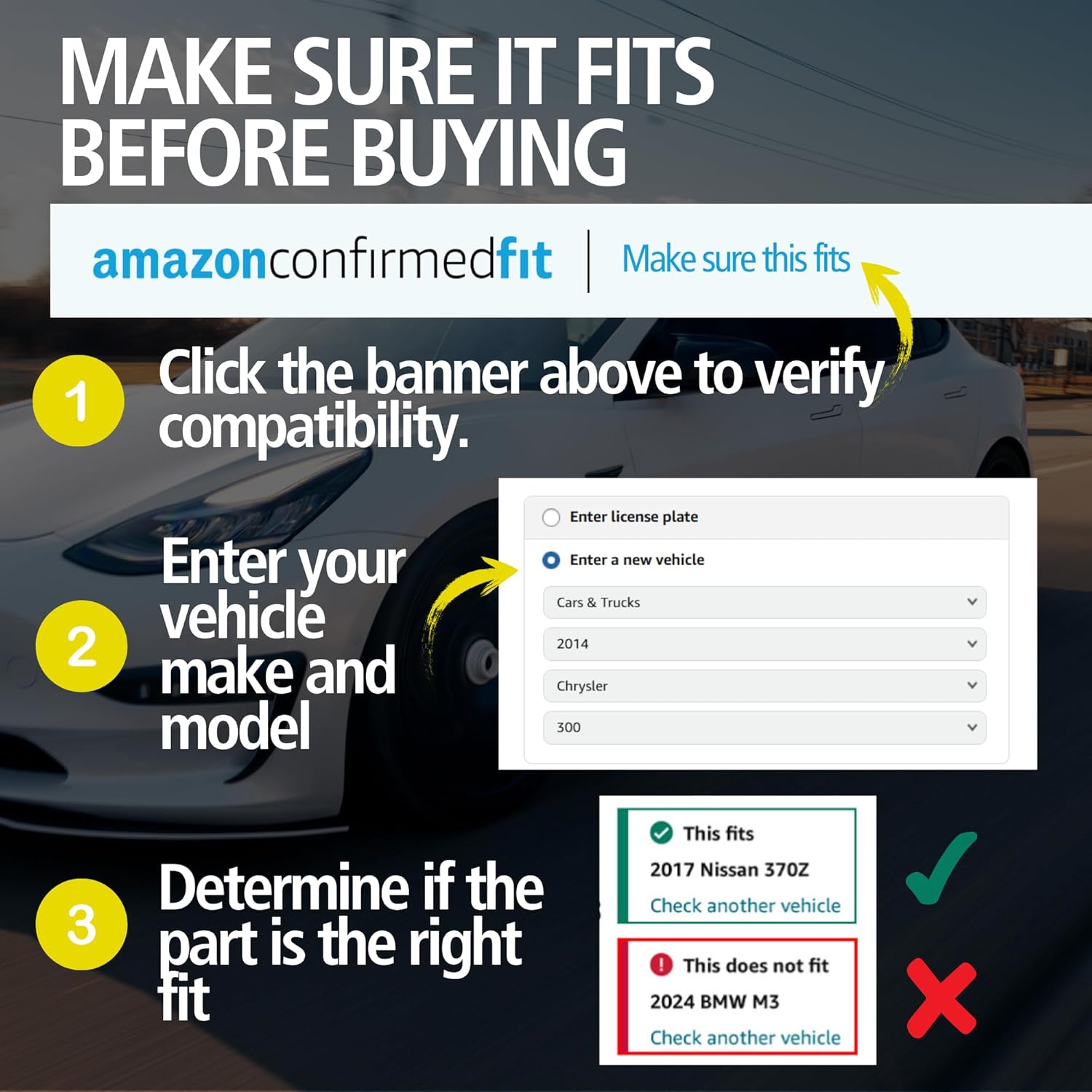 Premium Ceramic Front Brake Pads (1001-0953C) Compatible with Lincoln Aviator 2003-2005