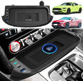 Wireless Car Charger for Ford Mustang 2015 2016 2017 2018 2019 2020 2021 2022 2023 with 27W USB & Type-C Center Console Accessory Panel, Fast Charger for i-Phone Sam-Sung