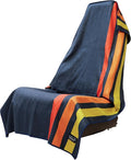 Sprints Athletic Running Towel, Full-Sized, Car Seat Cover - Performance Microfiber (Racing Stripes)