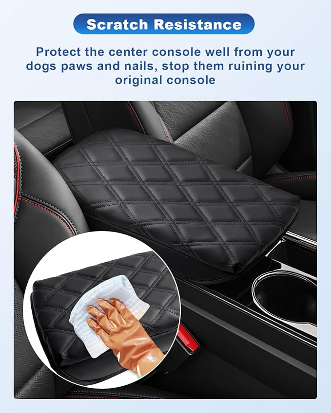 CDEFG for 2025 2026 Equinox Center Console Cover for 2025 2026 Chevrolet Equinox Accessories Armrest Cover 2025 Equinox Middle Console Pad 2026 Equinox 2025 Arm Rest Cushion