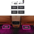 Car Floor Mats Lights for Tesla Model 3 Y Luminous Ambient Neon Lighting Kits, Interior Car Lights Floor Mats for Model Y/3 Cars Decor Atmosphere RGB Lamp Accessories Tesla Ambient Lamp