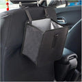 Fekey&JF Foldable Car Trash Can, Hanging Waterproof Leakproof Trash Can Storage Bag for Car with Large Capacity, Car Interior Accessories (Small)