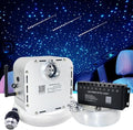 AMKI High Power 32W Twinkle 1200pcs 0.03in 13.1ft Fiber Optic Light Starlight Headliner Kit,Pure White Meteor Shooting Star 150pcs Fiber,Sound Mode Starlight Box for Car Movie Theater Home Ceiling