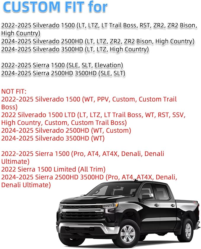 Phone Mount for 2022-2025 Chevrolet Chevy Silverado 1500/GMC Sierra Accessories 13.4-inch Screen Fixed Clip, Automobile Cradles Magnetic Phone Holder Compatible with MagSafe, Magnets Cell Phone Base