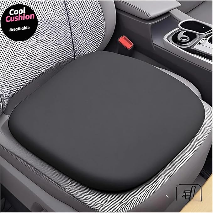 Memory Foam Car Seat Cushions with Lumbar Support - Cool and Breathable Comfort for Car and Office Use(4,40x40cm)