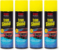 Stoner Car Care 91034-4PK Trim Shine – Vinyl and Plastic Protectant Coating for Interior & Exterior Car Detailing – Restores OEM Color, Adds Shine, UV & Water Protection – 12 Oz, Pack of 4