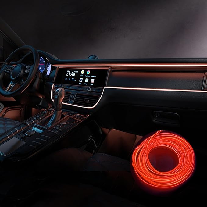 Car Interior Lights for BMW 7 Series 730d 730Ld 740d 740Ld 730i 730Li 740i 740Li 750i 750Li 745e 745Le LED Car Interior Atmosphere Lamp Car Ambient Lighting Kits,Red