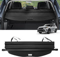 Cargo Cover for Toyota Highlander 2022 2023 2024 2025 2026 Accessories Retractable Trunk Cover Security Shielding Shade Cargo Luggage Cover Trunk Privacy Protection (Carbon Fiber Texture)