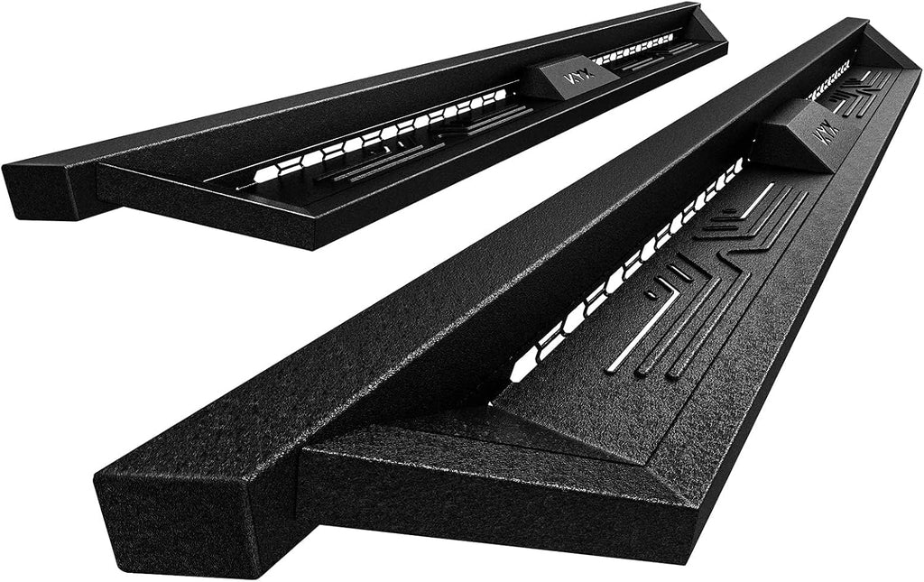 KYX Running Boards & Steps Nerf Bars Fit for 2015-2025 Chevy Colorado/Canyon Crew Cab, A Pair 6 inch Car Door Side Steps Nerf Bars Truck Boards Step Rails-Dual Tube