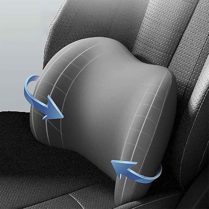 Car Back Support Neck Pillow for Ford F-250 2000-2024, Comfortable Soft Car Seat Headrest Neck Rest Cushion Lumbar Support Pillow with Adjustable Strap, Blue