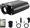 ATOKEE 16W Sound Activated Fiber Optic Light Box, Bluetooth App/RF Remote Control for Starlight Headliner, Car Plug & Power Adapter, PG Connector & 3 Drill Bits