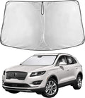 EcoNour Windshield Sunshade Compatible for Lincoln MKC 2015-2017 2018 2019, Sun Visor for Front Windshield & Window Sun Shade Cover, UV Heat Blocker & Protector, Car Accessories