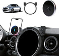 Phone Mount for BMW Mini Cooper (2007-2012 2013), Magnetic iPhone Holder, Magsafe Car Mount Charger, 15W Wireless Car Charger, Hands Free & 360°, 2008 2009 2010 2011 Mini Cooper Car Accessories
