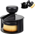Tire Shine Applicator Brush, Tire Shine Brushes, Tire Dressing Brush Applicator with Seal Cover, Tire Brush for Car Detailing, Tire Gel Applicator, High Density Detail Factory Tire Brush (Yellow)