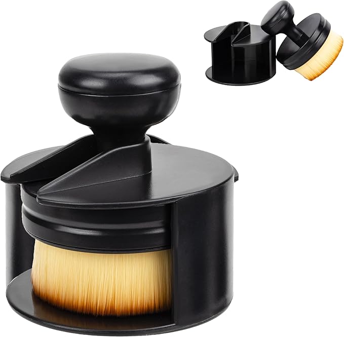 Tire Shine Applicator Brush, Tire Shine Brushes, Tire Dressing Brush Applicator with Seal Cover, Tire Brush for Car Detailing, Tire Gel Applicator, High Density Detail Factory Tire Brush (Yellow)