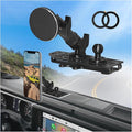 WXRYLYN 2024 2025 Wrangler JL 4xe Gladiator Dash Magnetic Phone Mount Phone Holder for 2024 2025 J eep Wrangler JL 4xe Gladiator Metal Dash Platform Magnetic Phone Mount-Driver Side
