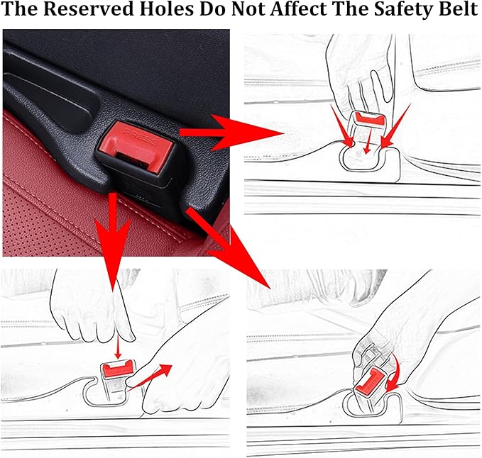 Car Seat Gap Filler 2 Pack, No Drop Seat Guard for Cars SUVs & Trucks, Car Accessories Interior for Between Seat and Console, Prevent Stop Cellphone Wallet Keys Coins and Card from Dropping