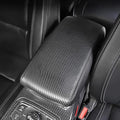 INTGET Car Center Console Armrest Cover for 2011-2020 2021 Jeep Grand Cherokee Accessories Arm Rest Box Pad Console Lid Protection Saver for Grand Cherokee Console Cover(Carbon Fiber Texture)