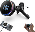Qi2 15W Magnetic Wireless Car Mount Charger, MagSafe Compatible Air Vent Phone Holder with Peltier Cooling for iPhone 16/15/14/13, Galaxy S26,S25 Detachable Car & Desk Charger (Black)