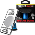 Mob Armor MobNetic Maxx MS - MagSafe Compatible Car Phone Mount w/ 90º Tilt, 360º Rotation & Durable Aluminum Build, Magnetic Holder for iPhone & Android Devices, USA Assembled - Blue