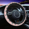 Cute Panda Polka Dot Universal 15 Inch Steering Wheel Covers Non Slip Neoprene Car Wrap Cover for Adults
