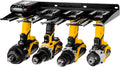 UNITEDPOWER Electric Drill Storage Rack, Holds 4 Drills, Wall Mounted Power Tool Organizer for Battery Powered Hand Tools, Workshop, Shed, Garage, Home (Drill Rack)