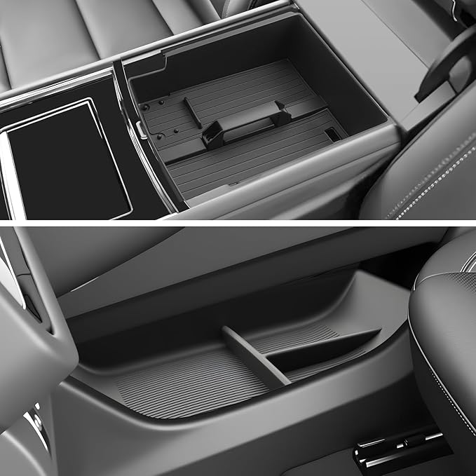 SKTU 2-Pack for 2024 2025 2026 Chevy Traverse Center Console Organizer for 2024 2025 2026 Chevy Traverse Console Tray 2024 2025 2026 Chevy Traverse Accessories Lower Console Tray