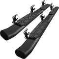 4.3 Inches Oval Tube Bar Running Boards Compatible with 2019-2025 Dodge Ram 1500 Crew Cab New Body Style(Excl. Ram 2500/3500/Classic). Running Boards and Carbon Steel Side Steps Step Bars.