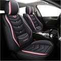 Car Seat Covers Full Set,Automotive seat Covers for Cars,Waterproof Leather seat Covers with Fixed Lumbar Support,Universal Fit for Most Cars,SUV,Trucks and Sedans
