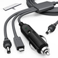 Starlink Mini 3-in-1 DC Power Cable 16FT, USB-C 12-24V Cigarette Lighter Plug & DC Male Cord Input Power Cable, Waterproof Power Cord Accessories for Starlink Mini