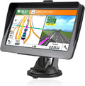 GPS Navigator for Car, Latest 2025 Map 7-inch HD Display 16GB 256MB Satellite Navigation with Sun Visor,Smart Real Voice GPS Guidance，Provides Lifetime Live Map Updates
