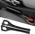 Car Seat Gap Filler 2-Pack, Universal Car Seat Gap Filler Organizer, Seat Gap Plug – Fills Gap Between Seat & Console, Drop-Proof Guard for Phones, Keys & Cards, Fits Cars, SUVs, Trucks, Black