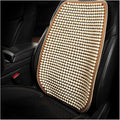 TOMSE Car Seat Chair Back Cushion for BMW X3 G01 2019 2020 2021 2022 2023 2024, Wooden Beads Ventilate Mesh Lumbar Brace Strong Durable Relieve Fatigue Summer Interior Accessories,B-Backrest